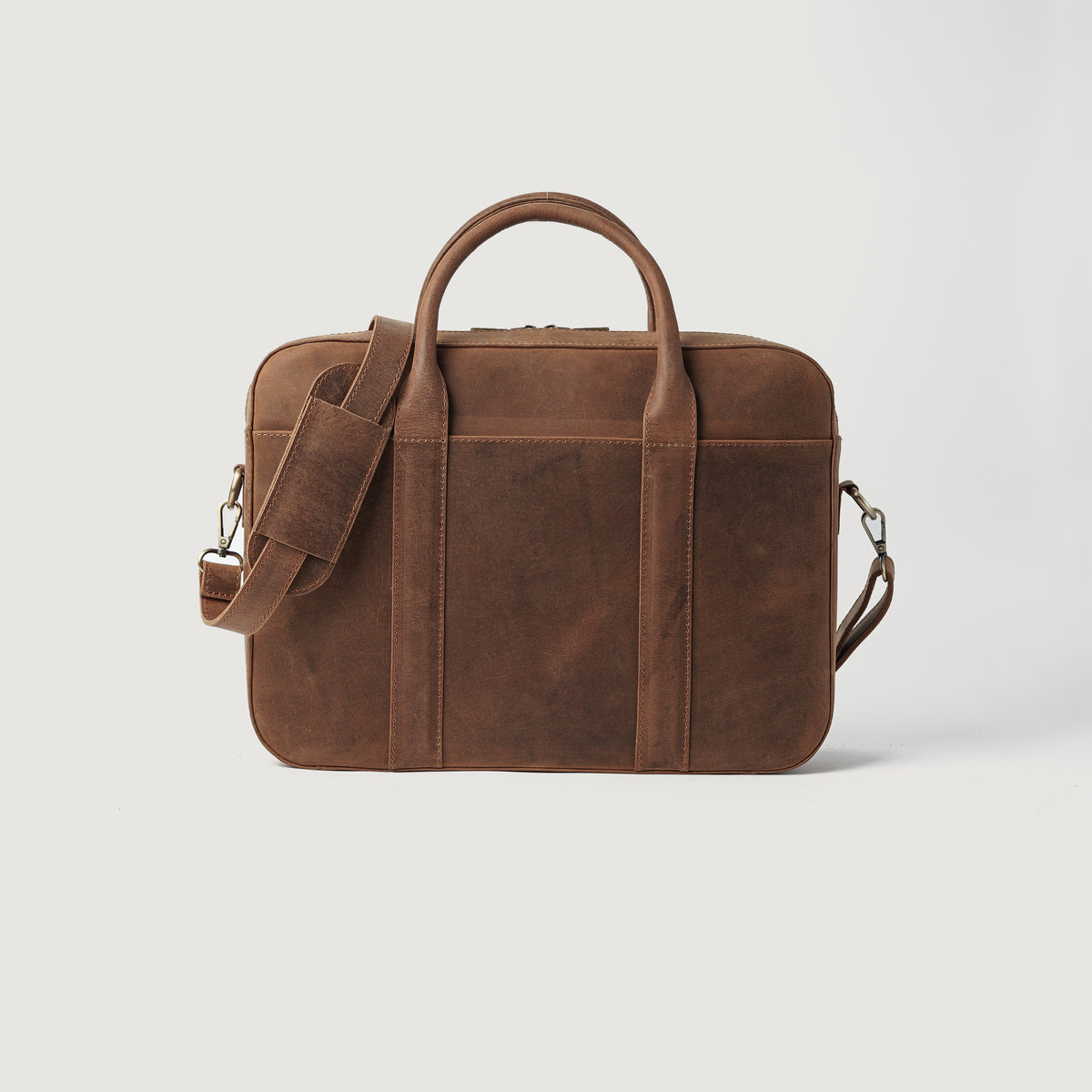 Briefcase Attaché in Tan Bridle